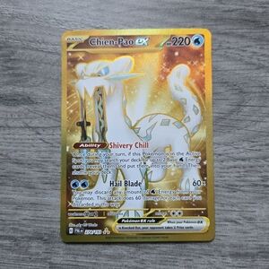 Chien-Pao ex #274 Pokemon Paldea Evolved Holo Card